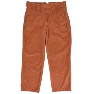 Sundance High Rise Straight Corduroy Pants
